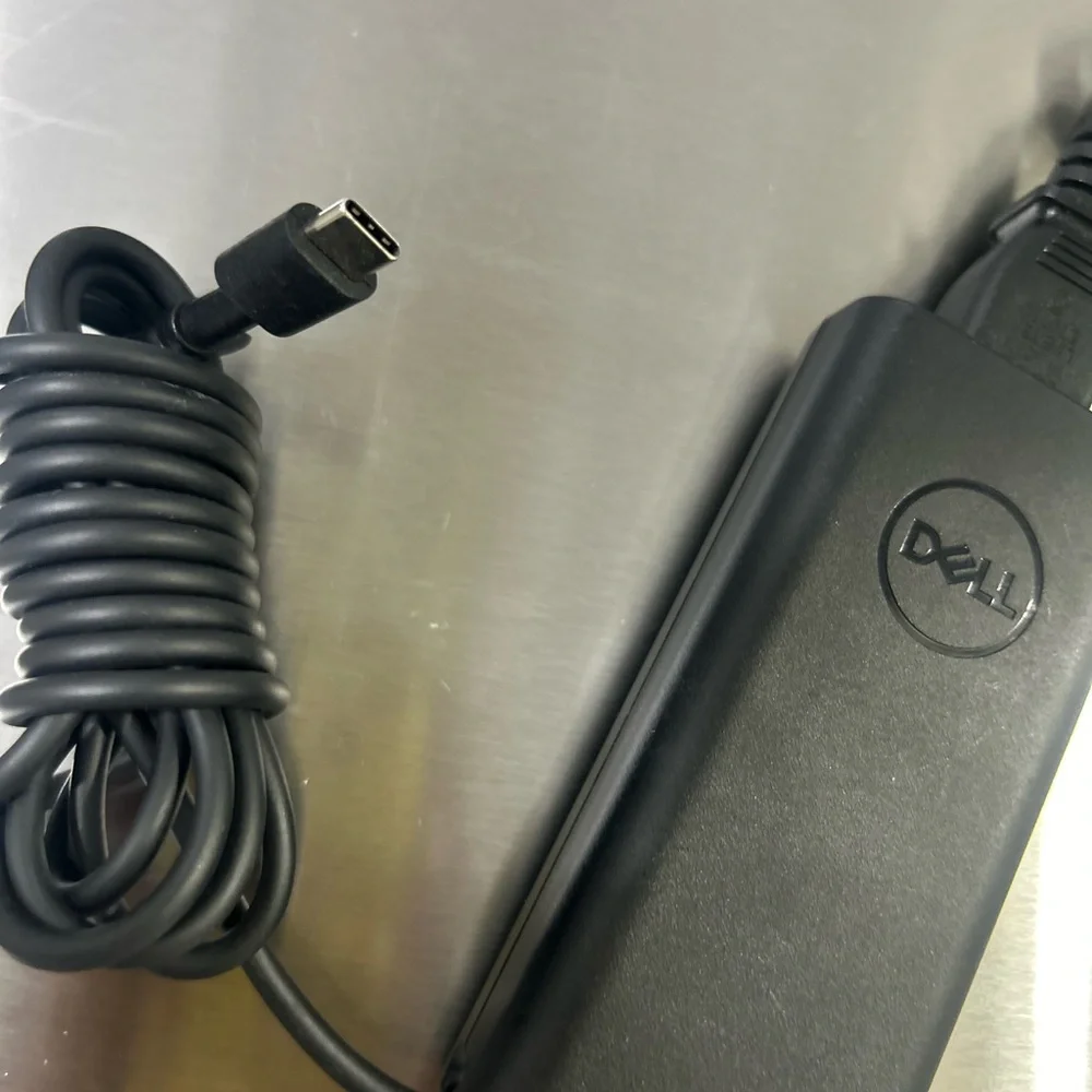 Dell Black 65W Charger tipe c charger